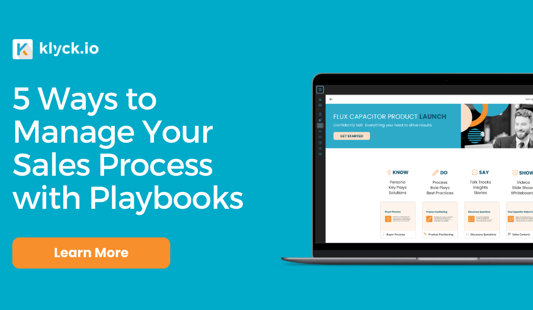 5 Ways to Manage Your Sales Process with Playbooks
