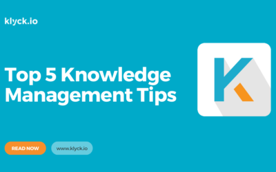 Top 5 Knowledge Management Tips