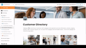 A screen-recording gif showing how to access the Klyck Template Library and browse the categories to find the best sales template to use