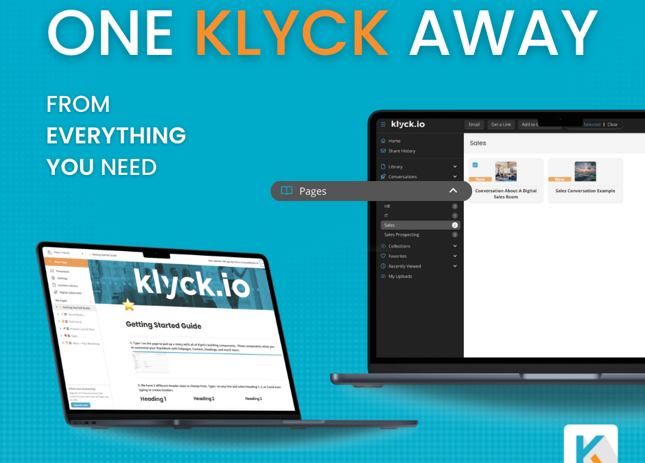 Elevating Sales Efficiency: Introducing the Powerful Integration of Klyck App + Pages