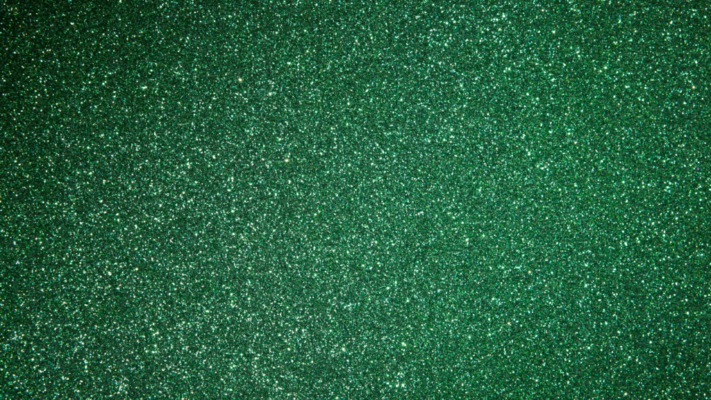 Green sparkles