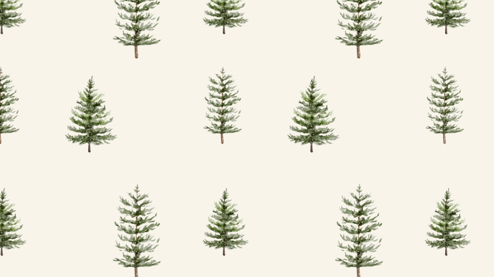 Simple Christmas Tree Background