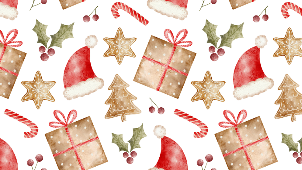Simple Fun Christmas Background