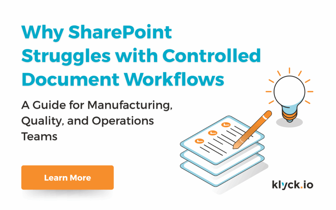 Why SharePoint Struggles with Controlled Document Workflows