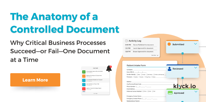 The Anatomy of a Controlled Document - Klyck.io