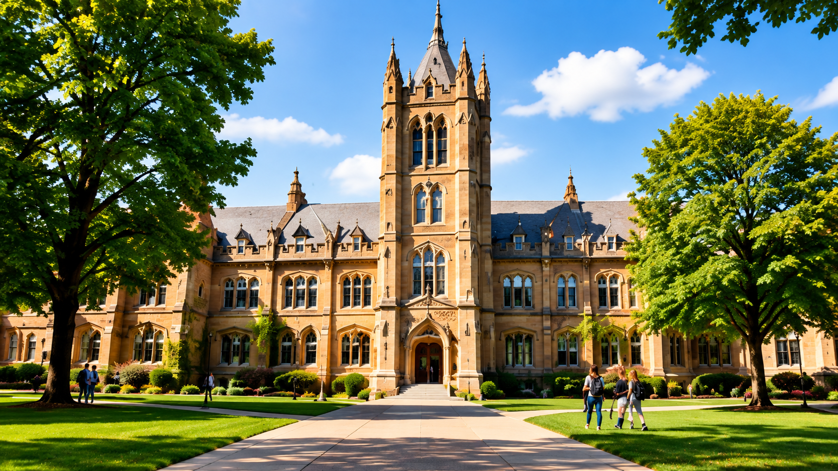University campus building
